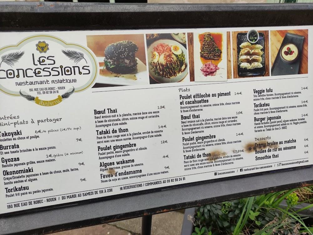 Les Concessions - Menu Image 1
